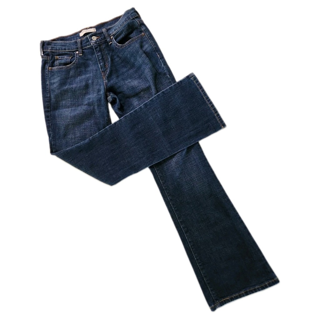 Levi's 515 Jeans Blue Denim Bootcut Slight Stretch Medium Wash 30x31 Size 6